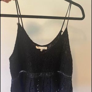 Black Alexis Lace Top